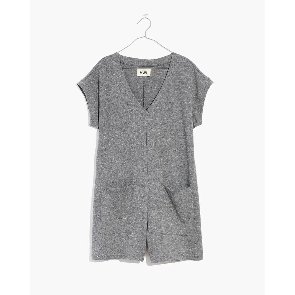 NWT Madewell Skyterry Romper Gray